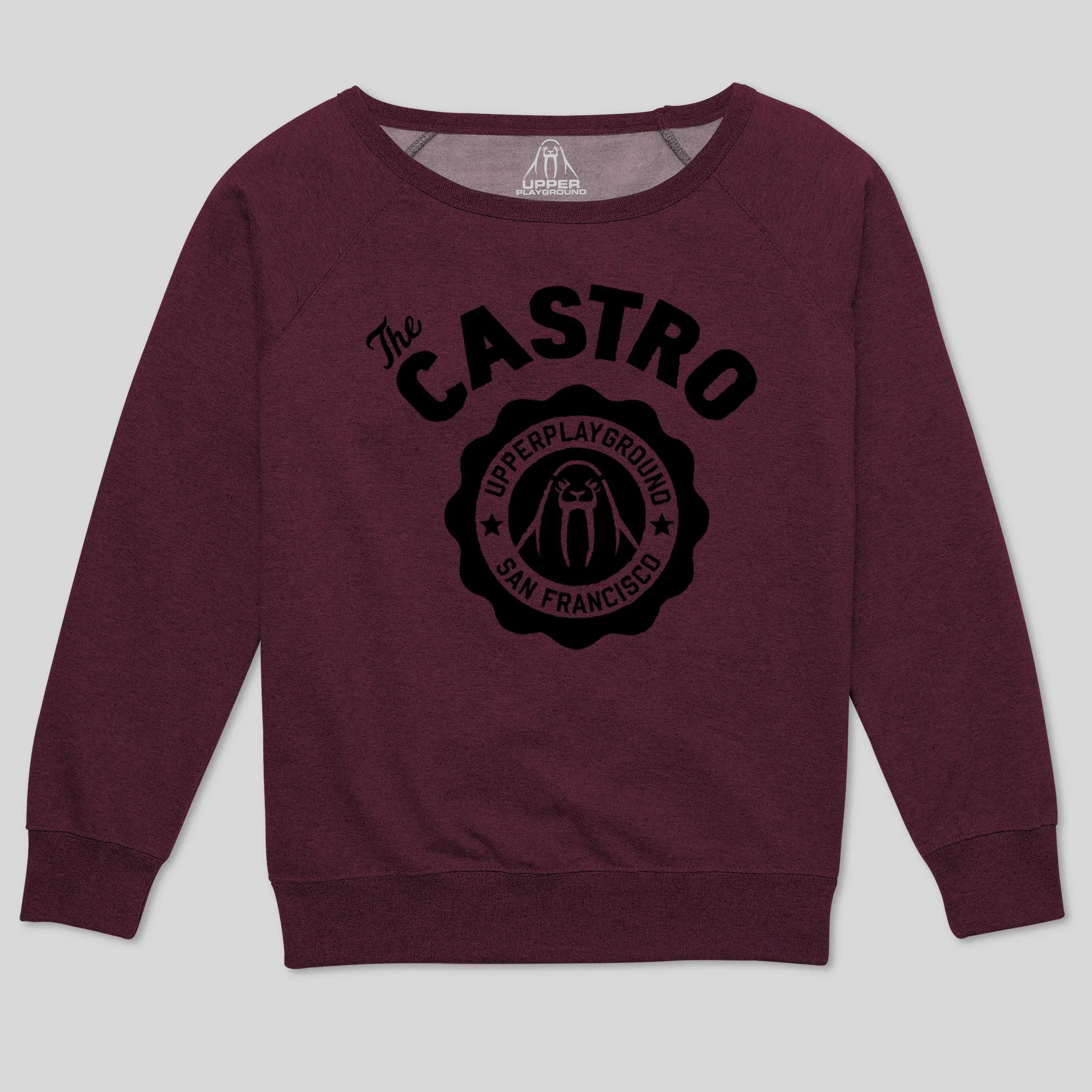 CASTRO WOMEN'S SCOOP NECK SWEATSHIRT