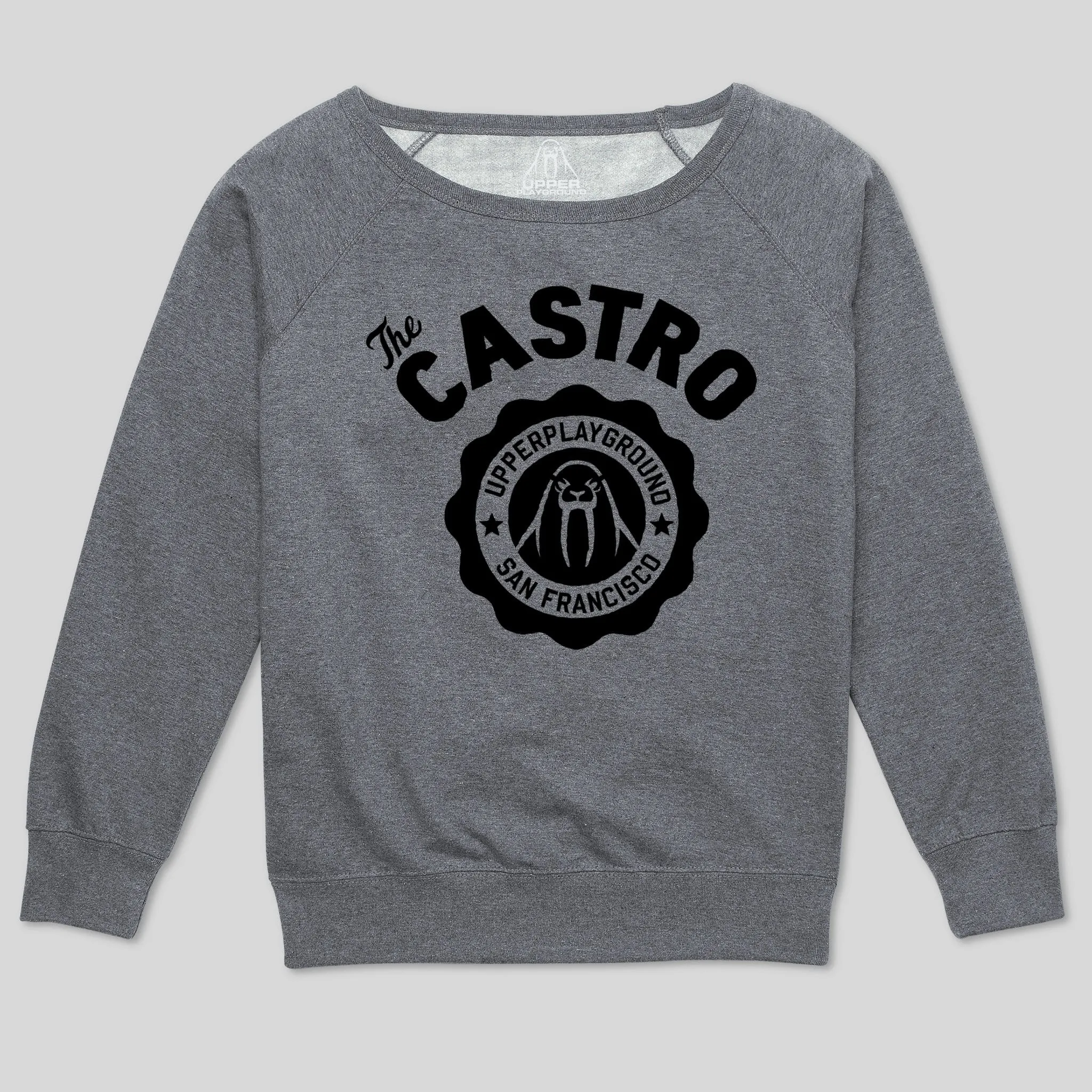CASTRO WOMEN'S SCOOP NECK SWEATSHIRT