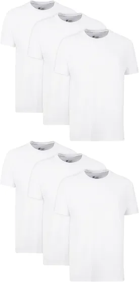 Hanes Men's Cotton, Moisture-Wicking Crew Tee Undershirts, Multi-Packs Available